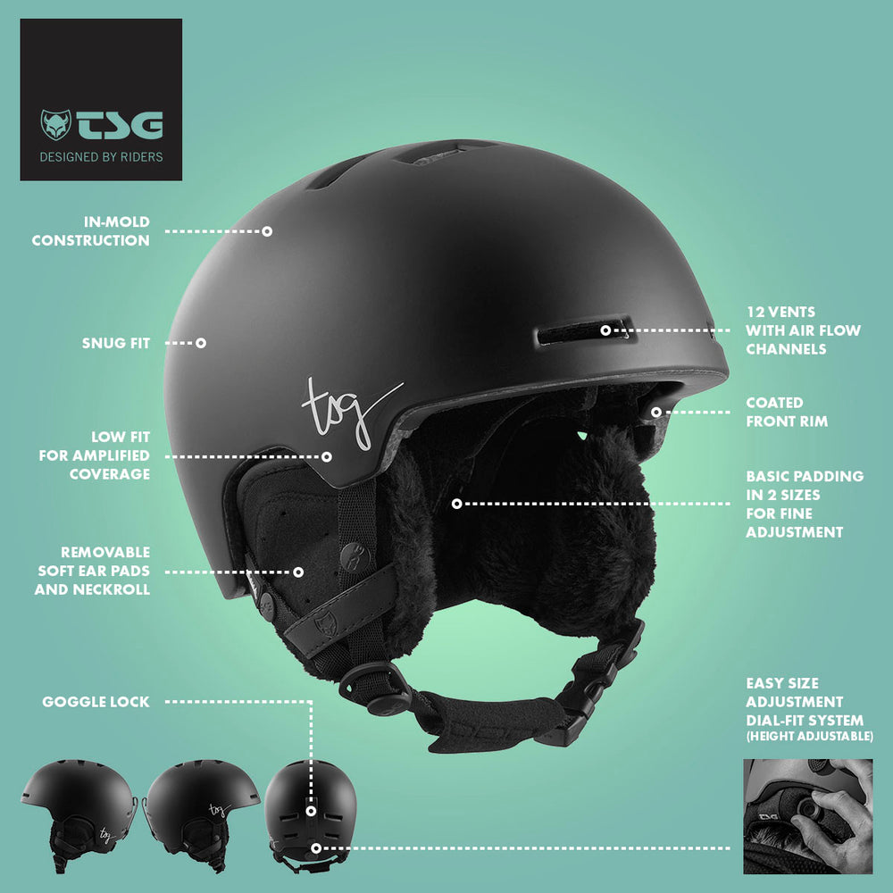 best snowboarding helmets womens TSG - Women's Ski/Snowboard Helmet