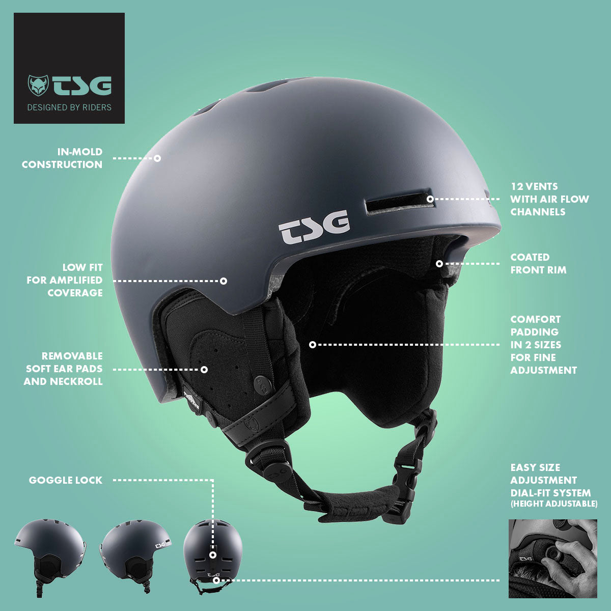 TSG - Ski/Snowboard Helmet - Vertice