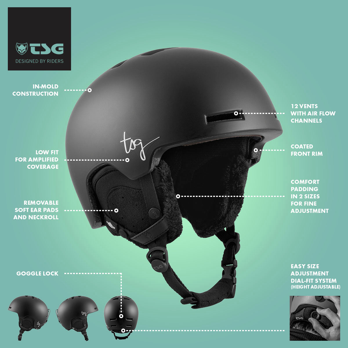 TSG - Ski/Snowboard Helmet - Vertice Wmn