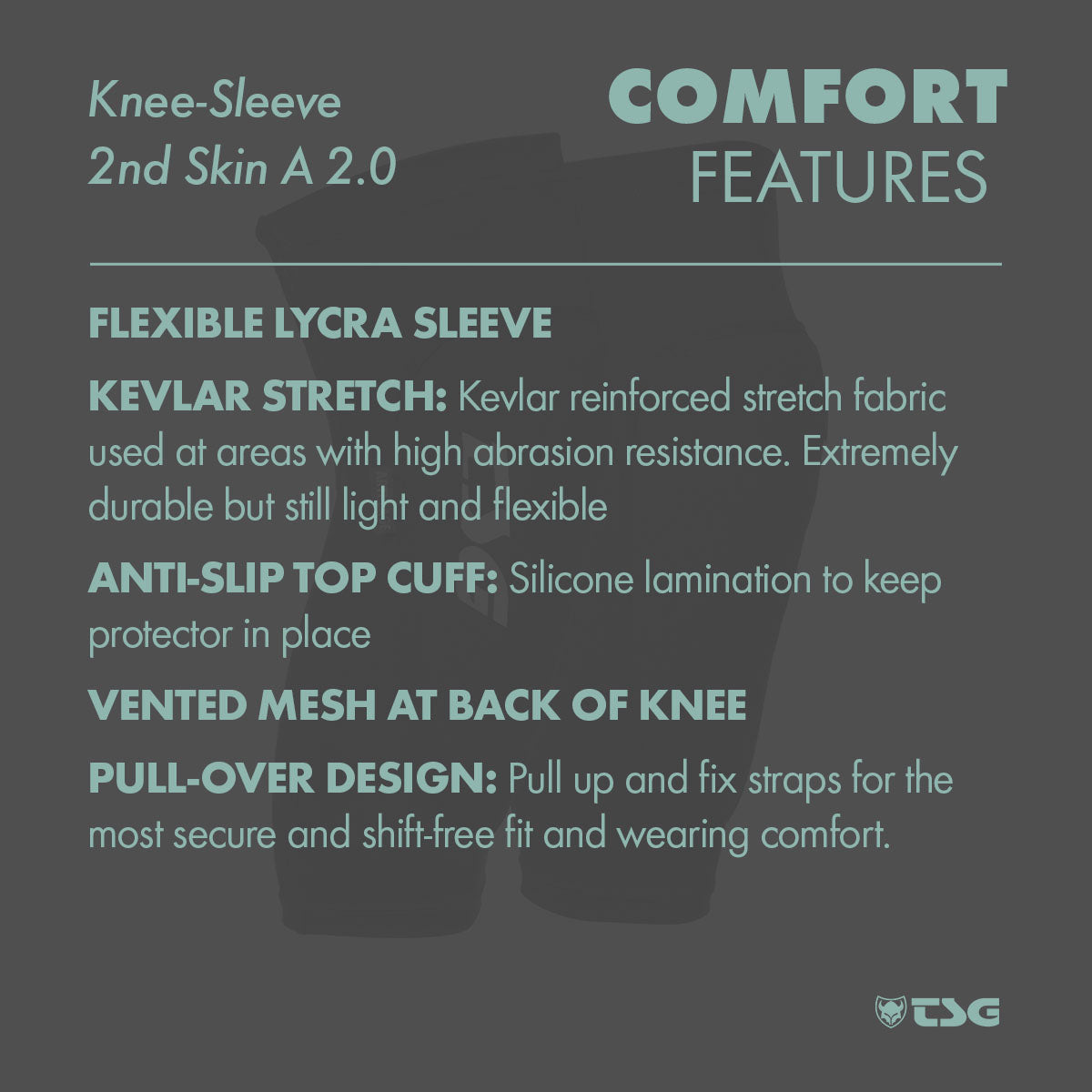 TSG - Knee-Sleeve 2nd Skin A 2.0 - ZEITBIKE