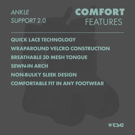 TSG - Ankle Support 2.0 - Black - ZEITBIKE