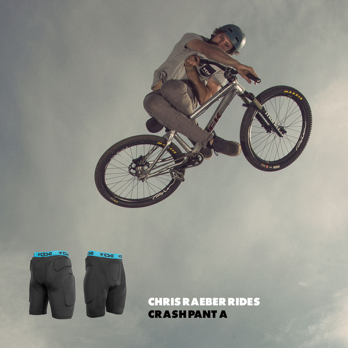 TSG - Protective Shorts - Crash Pant A - Black - ZEITBIKE