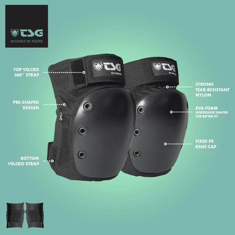 TSG - Kneepad All Terrain (Skate Knee Pads) - ZEITBIKE
