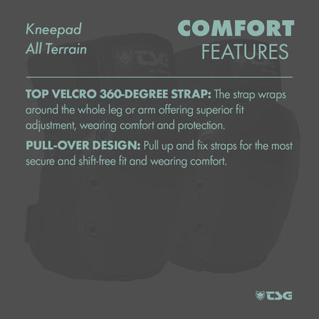 TSG - Kneepad All Terrain (Skate Knee Pads) - ZEITBIKE