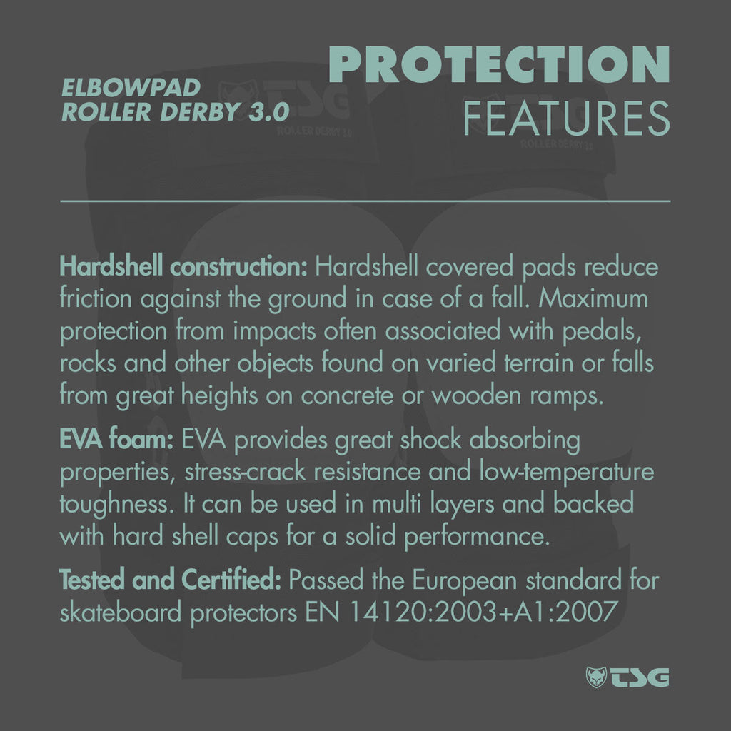 TSG Elbowpad Roller Derby 3.0 Vintage (Roller Skate Elbow Pads