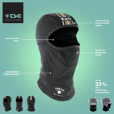 TSG - Apparel - Storm Mask Enshroud, Black-Tin, One Size