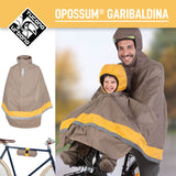 Tucano Urbano -  Bicycle Rain Cape - GARIBALDINA OPOSSUM® - Dove–Grey