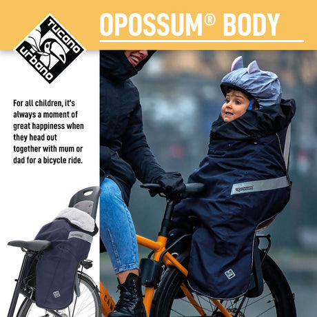 Tucano Urbano - Thermal Child Seat Cover - OPOSSUM® BODY & HOOD Bundle - ZEITBIKE