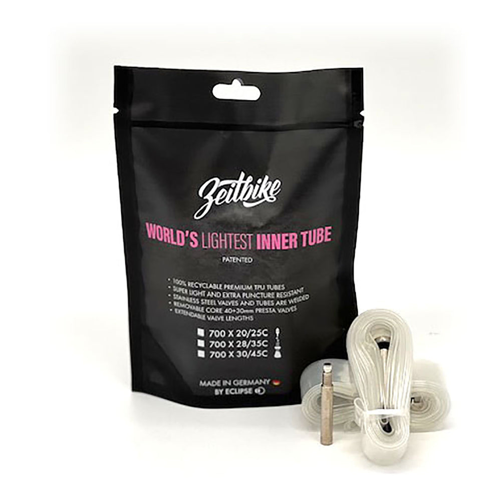 ZEITBIKE TPU Innertube for Road/Gravel/MTB Bicycles 40mm valve with