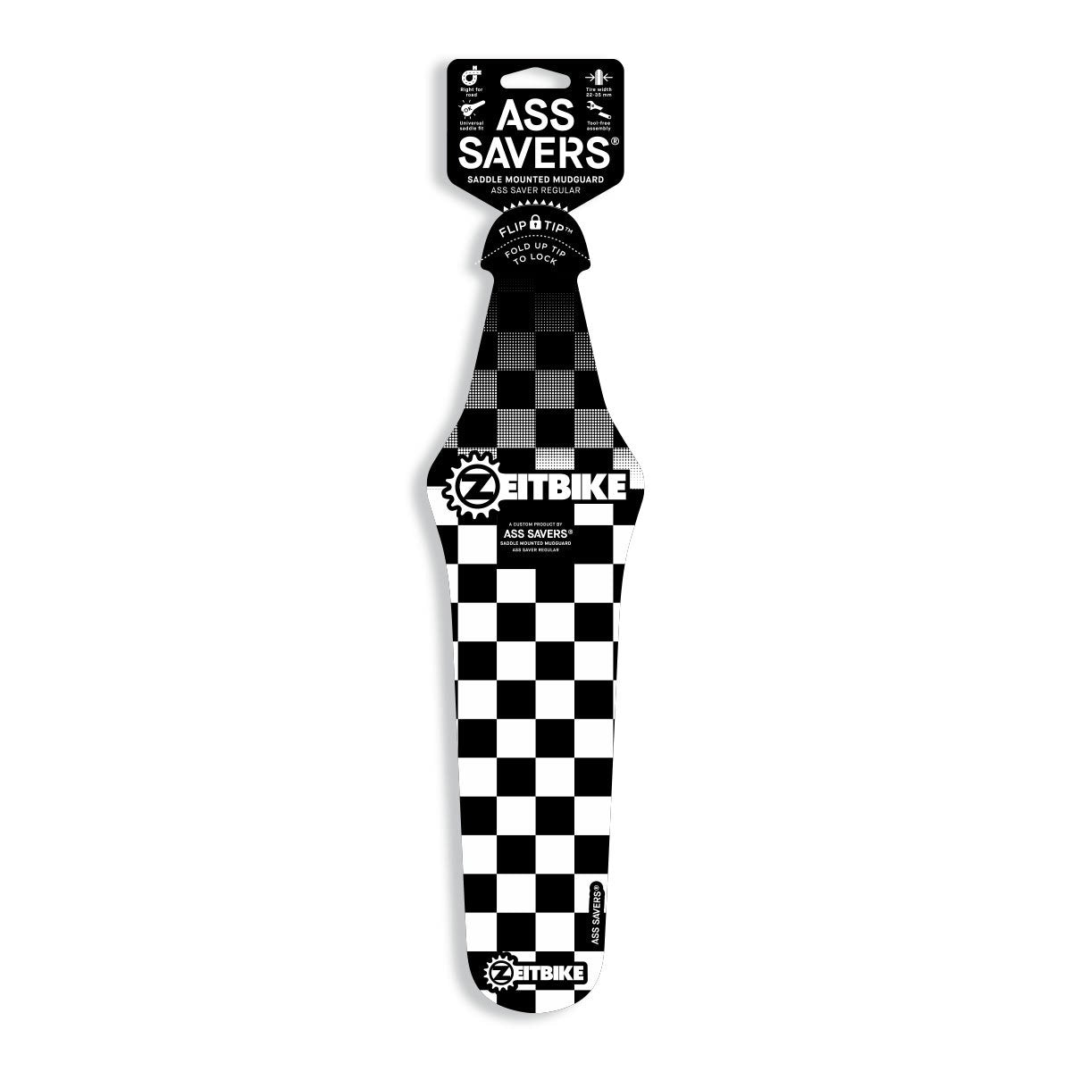 ZEITBIKE ASS SAVERS - CHECKERED - Gen 4 - Regular - ZEITBIKE