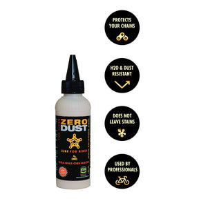 ZeroDust Chain Lube (180 ml - dosage for workshop or competition) - ZEITBIKE