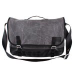 Alchemy Goods - Jefferson Messenger Bag - Waxed Canvas / Grey - ZEITBIKE