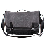 Alchemy Goods - Jefferson Messenger Bag - Waxed Canvas / Grey - ZEITBIKE