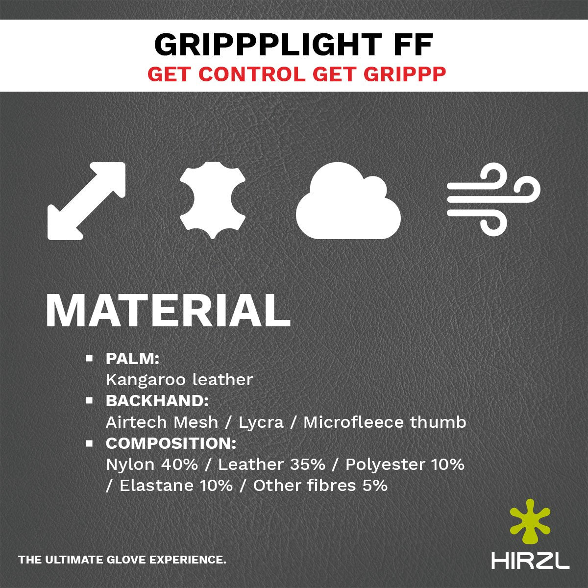 HIRZL - GRIPPP LIGHT FF - Bike Gloves - ZEITBIKE