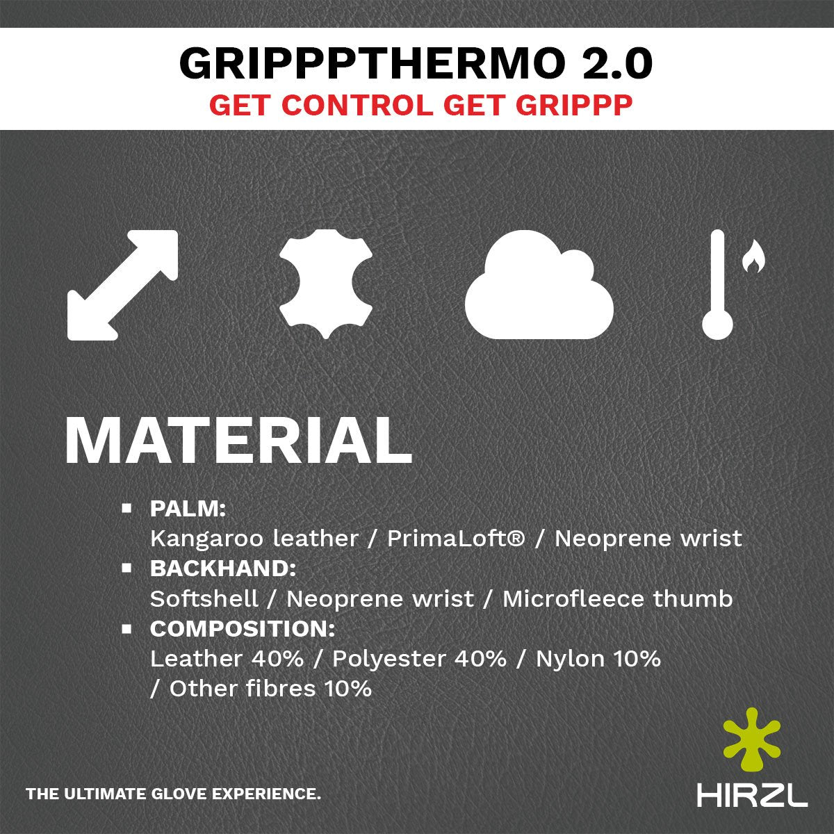 HIRZL - GRIPPP THERMO 2.0 - Bike Gloves - ZEITBIKE