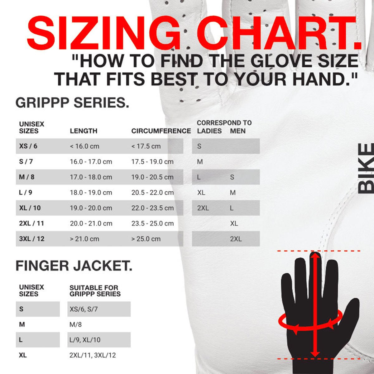 HIRZL - Finger Jacket - Bike Gloves - ZEITBIKE