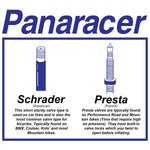 Panaracer - Self-Sealing Bicycle Tube - Schrader (American) Valve - ZEITBIKE