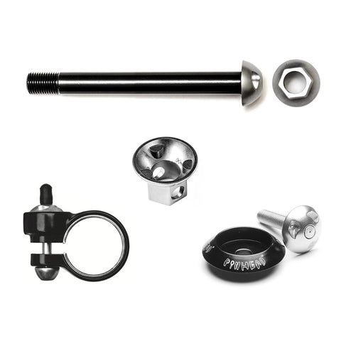 Pinhead Bundle - Through Axle Wheel Locks, Seatpost Lock, and Headset Lock - ZEITBIKE