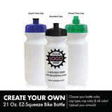 ZEITBIKE - Custom Bottles - 21 Oz. EZ-Squeeze Bike Bottles With Your Business Logo (Starting at 150 pcs)