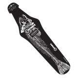 ZEITBIKE Fishbone for Alley Cats - Rain Fender - Ass Savers G4 w FlipTip - Quick Mudguard - ZEITBIKE
